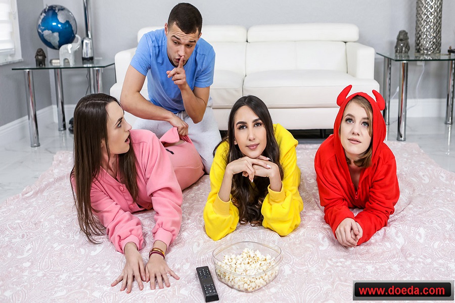 Xotinim bir dostim bilan sperma bilan tola pompalanardi