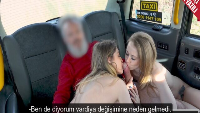 Takside Lezbiyen Seks Yaşarken Vardiya Değişimi Uğurlu Geldi