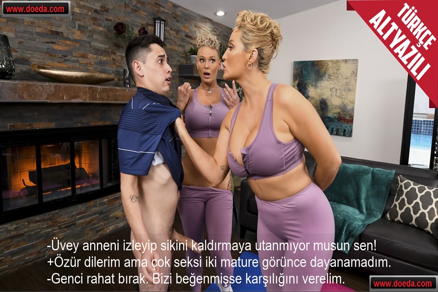 Alt Yazılı Milf Porno Milf Üvey Annesi Spor Yaparken Dikizlemenin Cezasını Boşalarak Ödedi - Astalavista