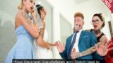 Biseksüel Lezbiyen Çift Damatla Düğün Öncesi Sikişerek İlişkilerini Manipüle Etti