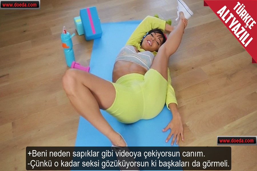 Spor Salonunun En Seksi Kadınıyla Birlikte Spor Yaparken Sakso Çektirdi